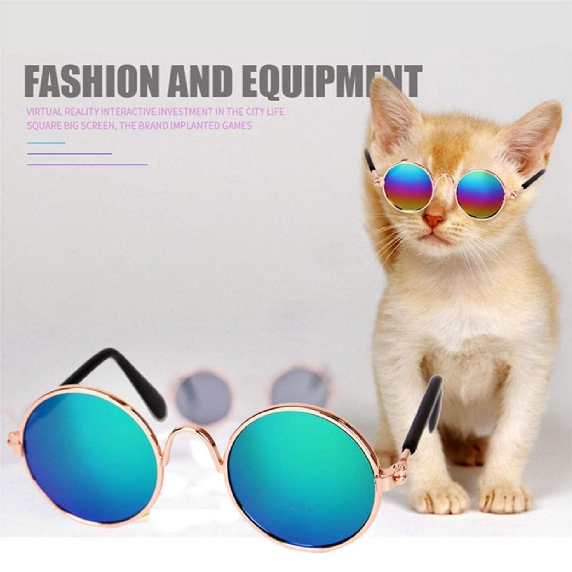 Miniatura 3 de Gafas De Sol Para Gatos Mascotas